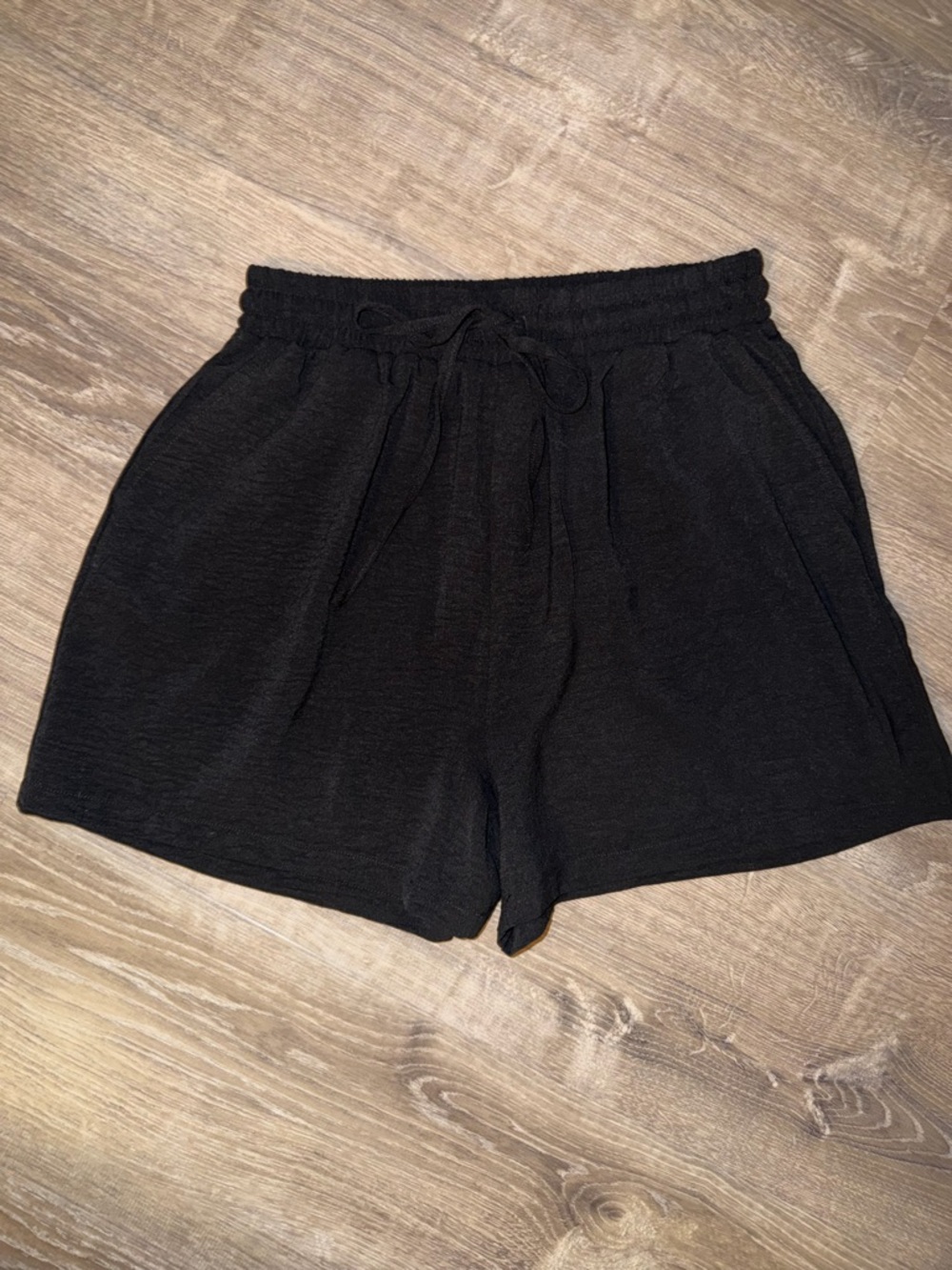 White Birch Black Shorts